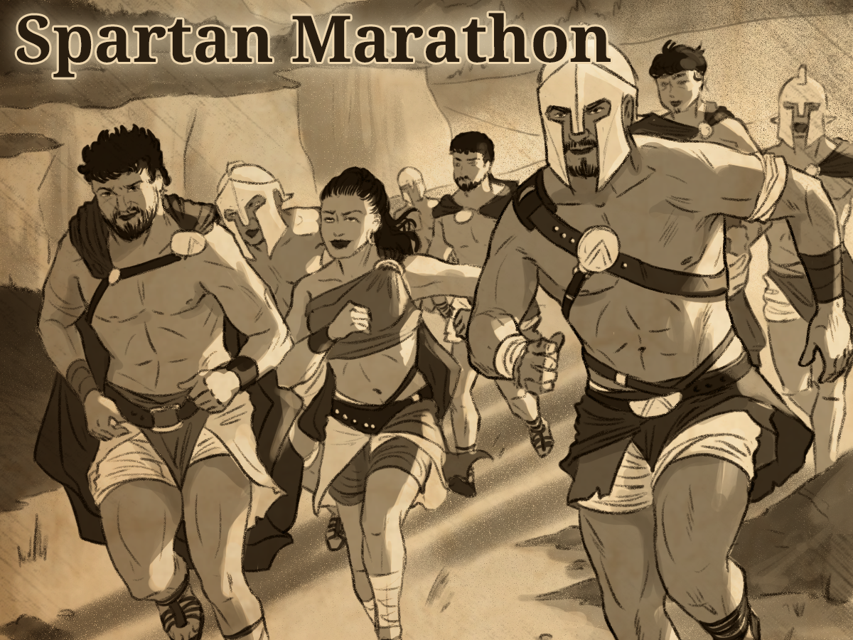 Spartan Marathon “Where did the 30 cages come from?” Travian